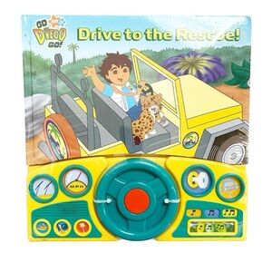 Nick Jr. Go Diego Go! Drive to the Rescue interactive book 13 driving sounds